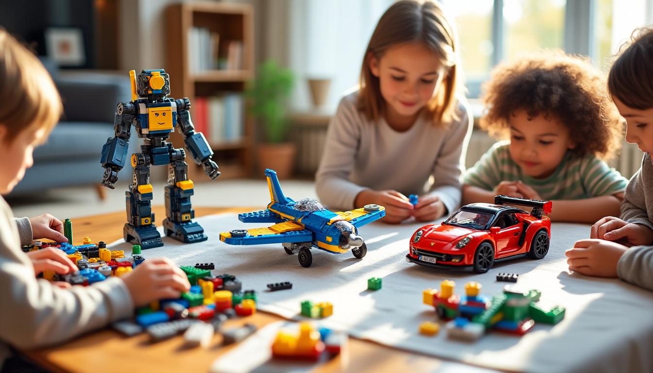découvrez le lego creator 31034 : les planeurs du futur, un ensemble captivant conçu pour stimuler l'imagination des enfants. avec ses nombreux modèles à construire, ce set offre des heures de jeu créatif et encourage le développement de compétences en ingénierie et en conception.