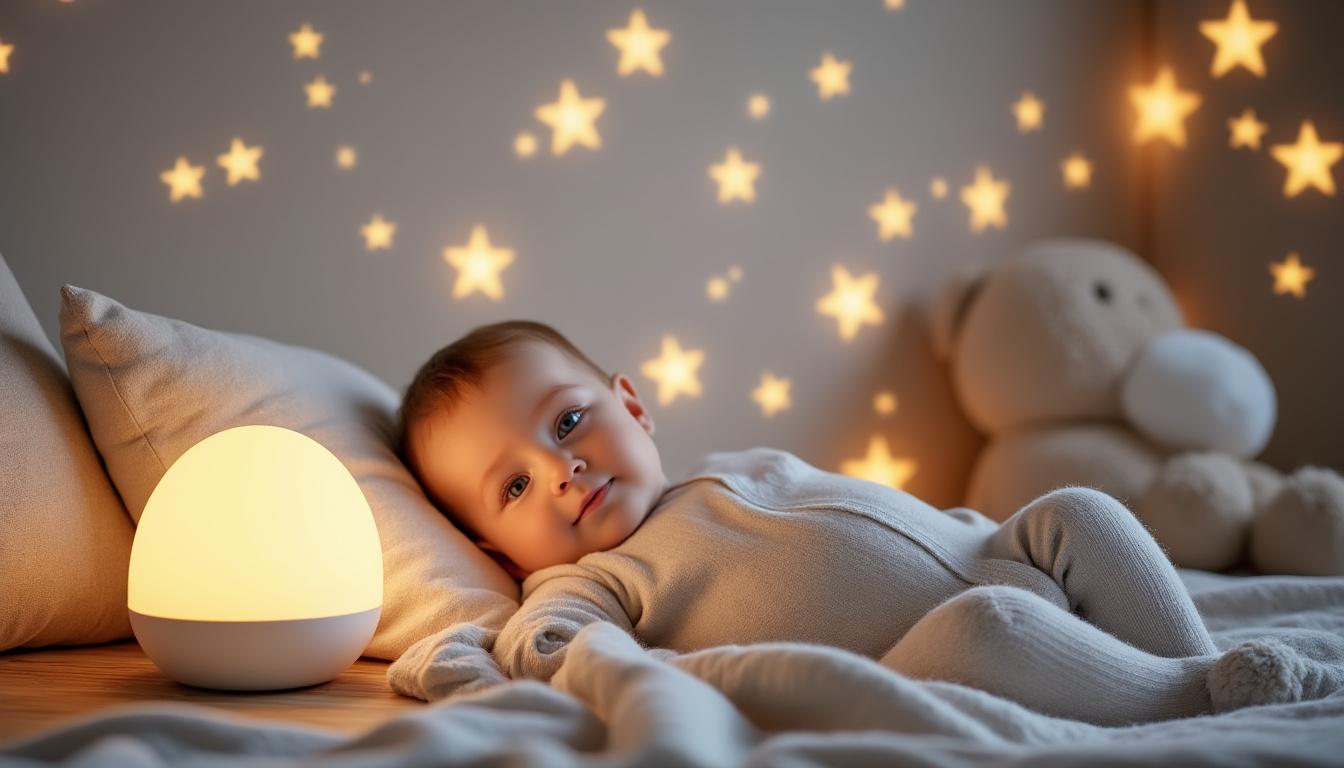 découvrez pourquoi une veilleuse bébé aubert avec projection est l'accessoire idéal pour apaiser votre enfant. grâce à ses douces lumières et ses projections apaisantes, offrez à votre petit un environnement serein pour un sommeil paisible. la sécurité et le confort de votre bébé sont notre priorité.