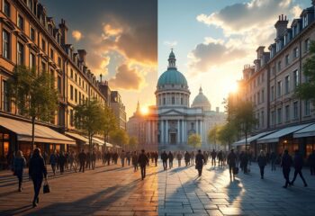 découvrez un exemple captivant d'expression écrite en espagnol avec une description vivante d'une ville, idéale pour améliorer votre vocabulaire et votre style narratif.