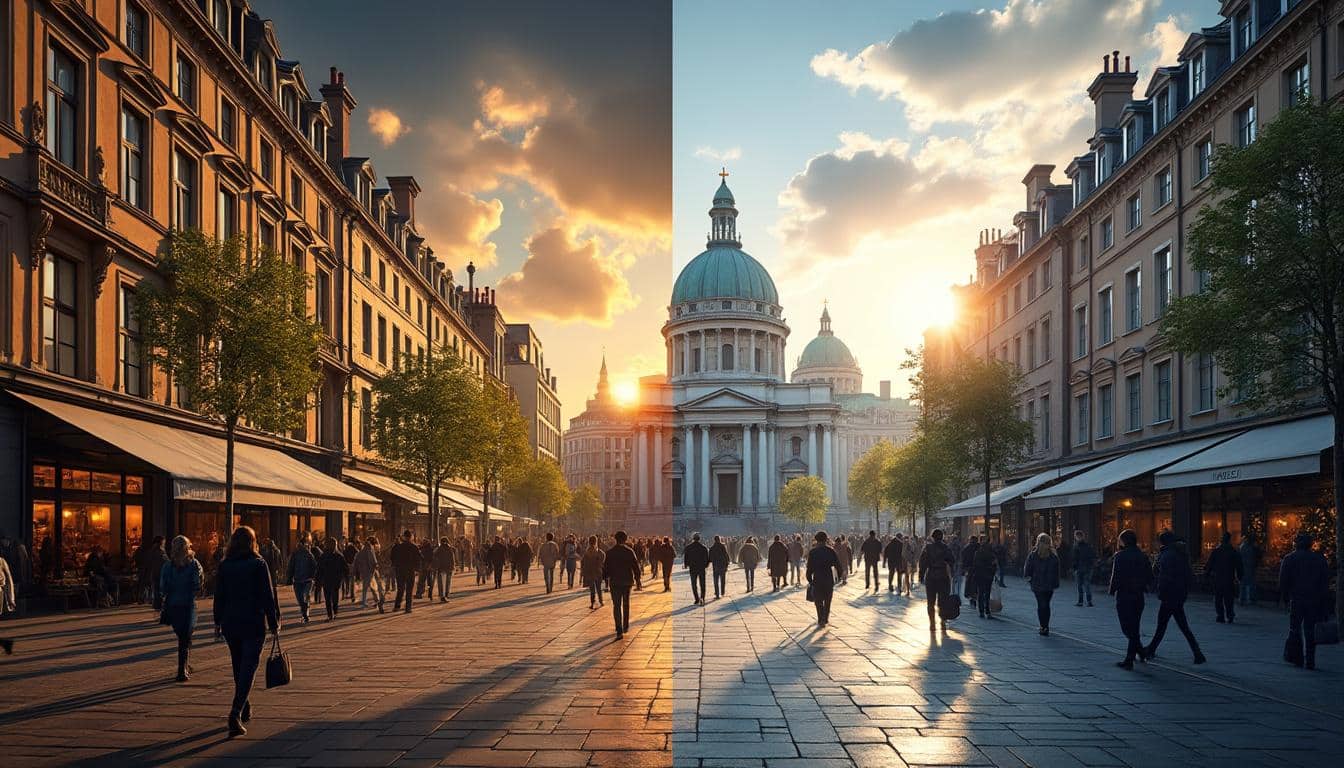 découvrez un exemple captivant d'expression écrite en espagnol avec une description vivante d'une ville, idéale pour améliorer votre vocabulaire et votre style narratif.