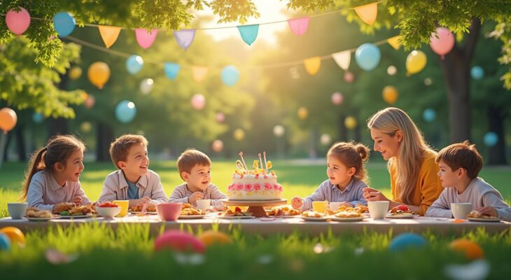 découvrez comment planifier une fête pour enfants inoubliable dans un parc, en gérant facilement la décoration, les activités et la restauration pour un événement réussi et joyeux.