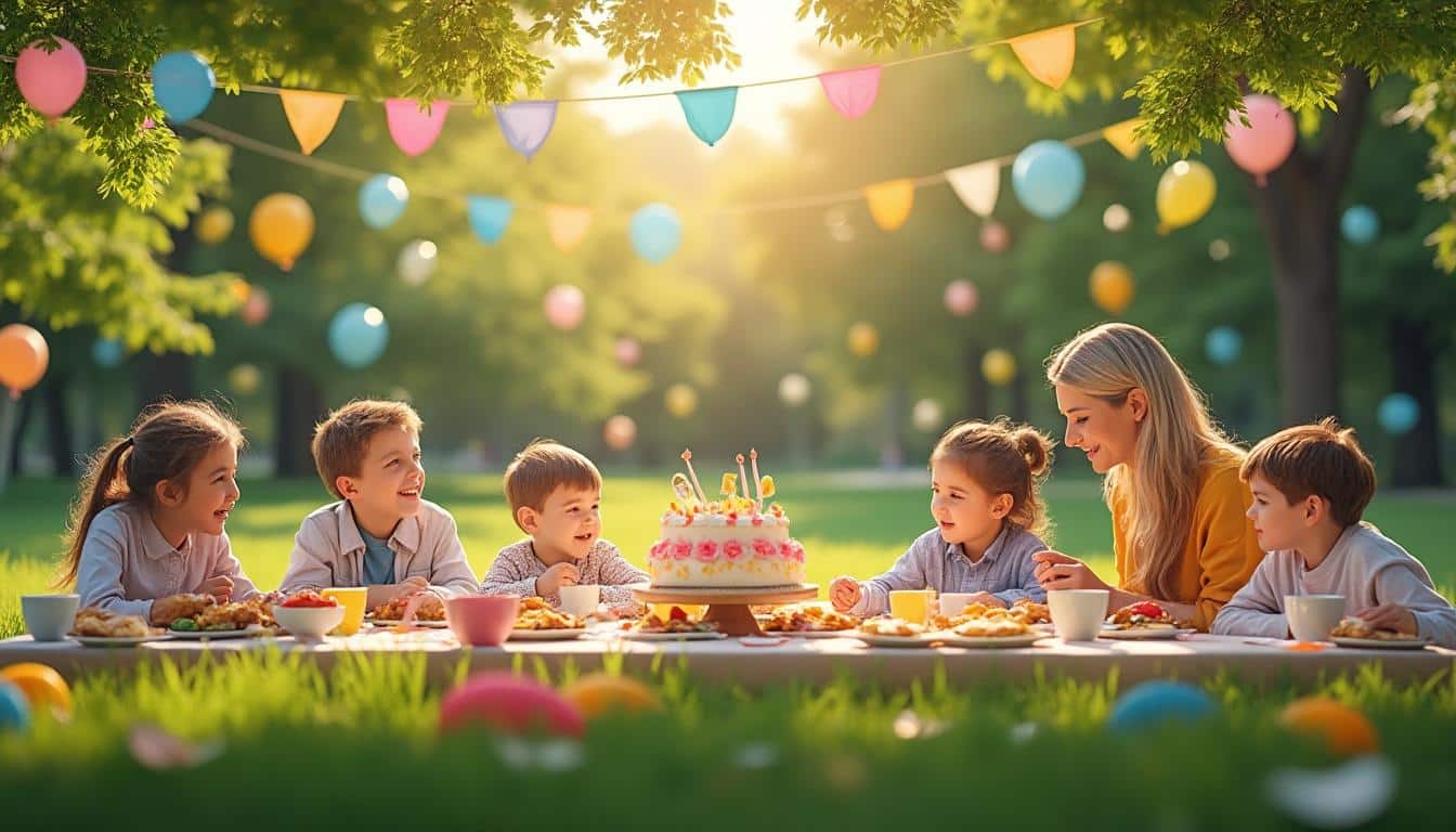 découvrez comment planifier une fête pour enfants inoubliable dans un parc, en gérant facilement la décoration, les activités et la restauration pour un événement réussi et joyeux.
