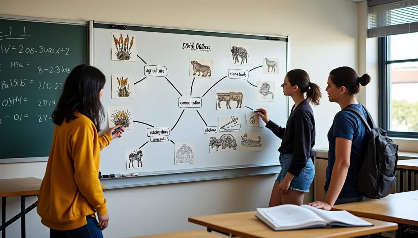 découvrez une méthode interactive pour créer une carte mentale sur le néolithique en classe de 6e, facilitant l'apprentissage et la compréhension de cette période historique clé.