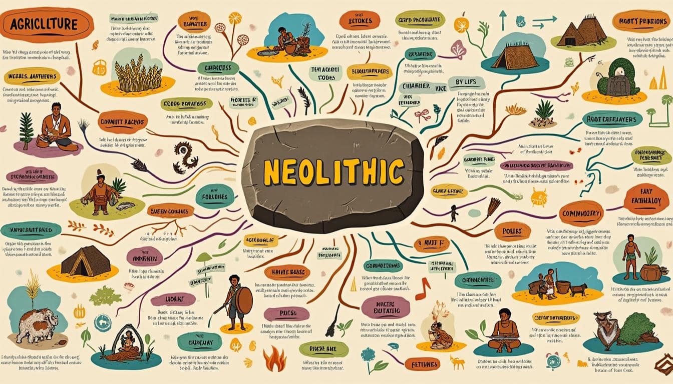 découvrez une méthode interactive pour créer une carte mentale sur le néolithique en 6e, facilitant la compréhension des principales caractéristiques de cette période historique.