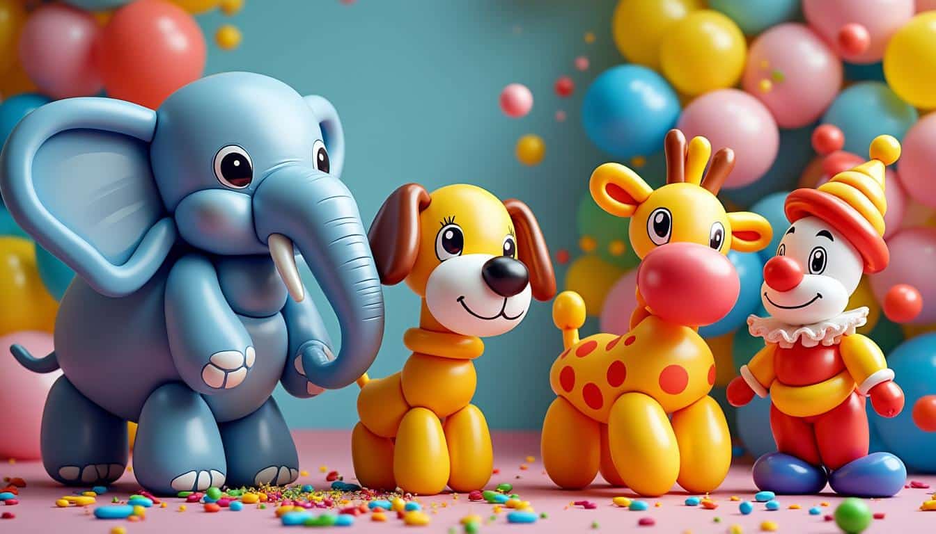 apprenez à créer des ballons en forme d’animaux pour émerveiller vos invités avec des sculptures originales et faciles à réaliser.