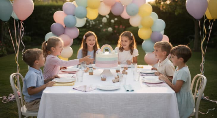 découvrez comment organiser une fête pour enfants sur le thème arc-en-ciel pastel, avec des idées décoratives, des activités ludiques et des conseils pratiques pour un anniversaire inoubliable.