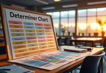 découvrez les différents types de déterminants en français avec un tableau explicatif claire et détaillé pour mieux comprendre leur utilisation.