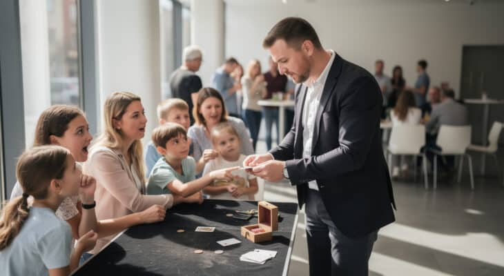 découvrez comment un tour de magie interactif peut captiver et engager votre audience, rendant vos événements inoubliables grâce à une expérience unique et participative.