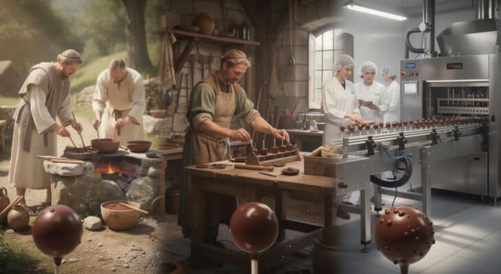 découvrez comment la création de sucettes en chocolat a évolué à travers les âges, des méthodes traditionnelles aux innovations modernes, alliant saveurs et créativité.