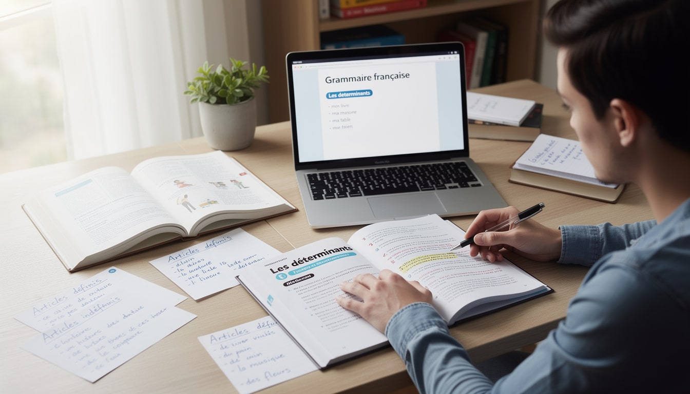 améliorez vos compétences en français grâce à notre tableau complet des déterminants. une ressource claire et pratique pour maîtriser cet élément essentiel de la langue.