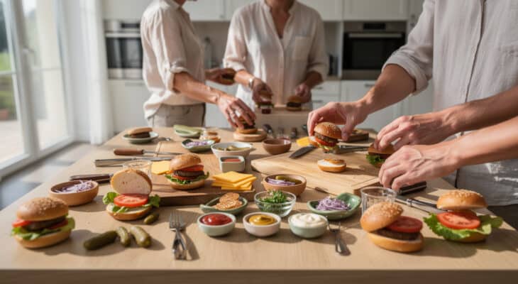 découvrez comment organiser un atelier mini-burgers amusant et original pour surprendre vos amis avec des recettes créatives et faciles à réaliser.