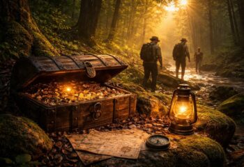 plongez dans une histoire captivante pour une chasse au trésor pleine de mystères et d'aventures palpitantes, idéale pour petits et grands explorateurs.