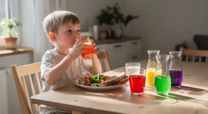 découvrez les bienfaits surprenants des boissons colorées pour enfants lors des repas, alliant plaisir visuel et apports nutritifs essentiels pour une alimentation équilibrée.