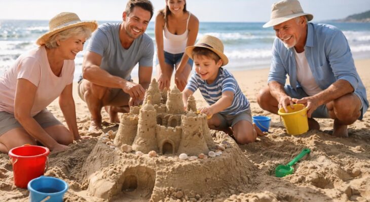découvrez comment construire un château de sable simple peut se transformer en une activité familiale amusante, favorisant la créativité et les moments de partage entre tous les membres.