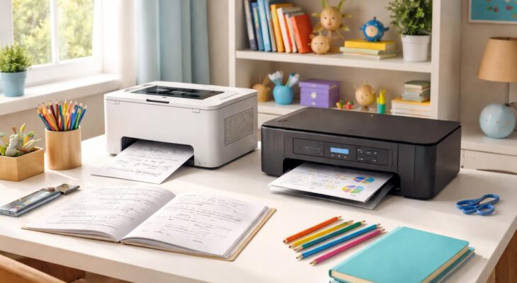 découvrez quelle imprimante choisir entre laser et jet d’encre pour imprimer les devoirs de vos enfants efficacement et économiquement.