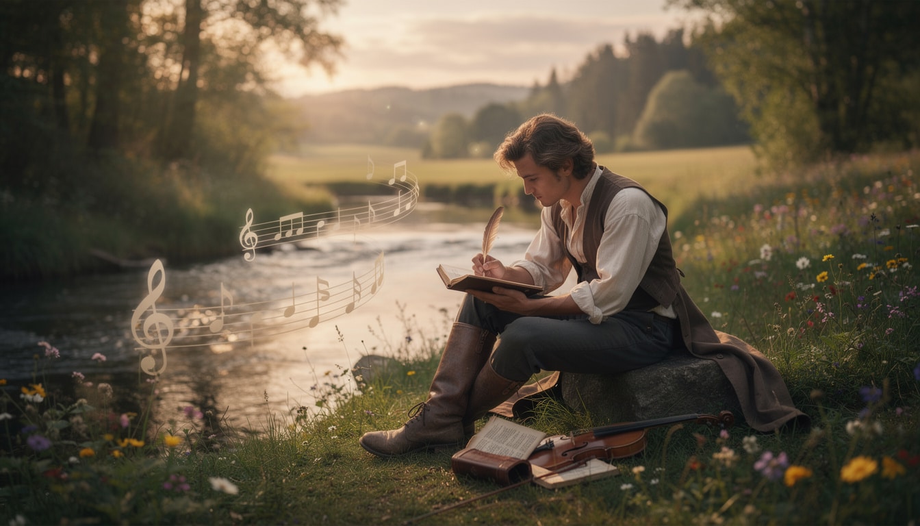 découvrez comment la poésie romantique se transforme en musique, où les mots prennent vie et deviennent mélodie, éveillant émotions et imaginations.