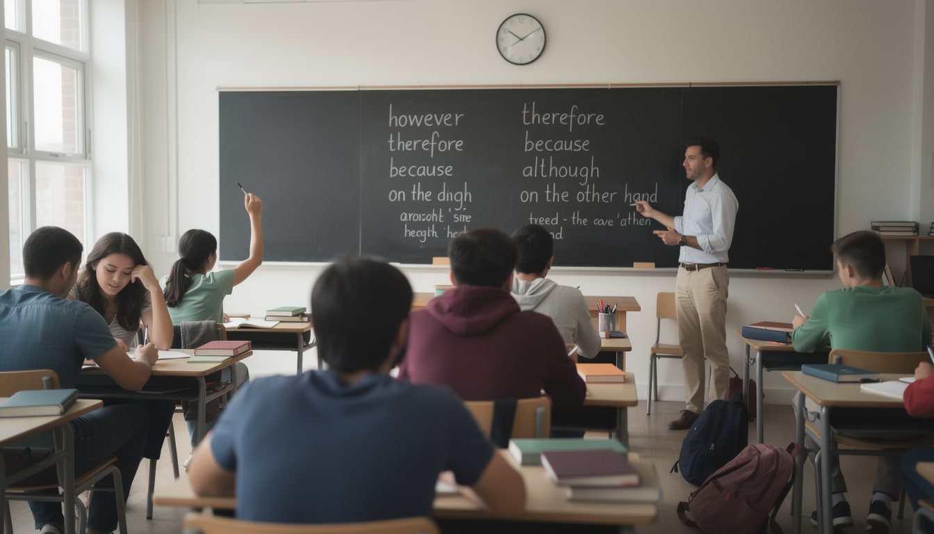 découvrez un guide complet sur les connecteurs logiques en anglais, idéal pour étudiants et professionnels souhaitant améliorer leur expression écrite et orale.