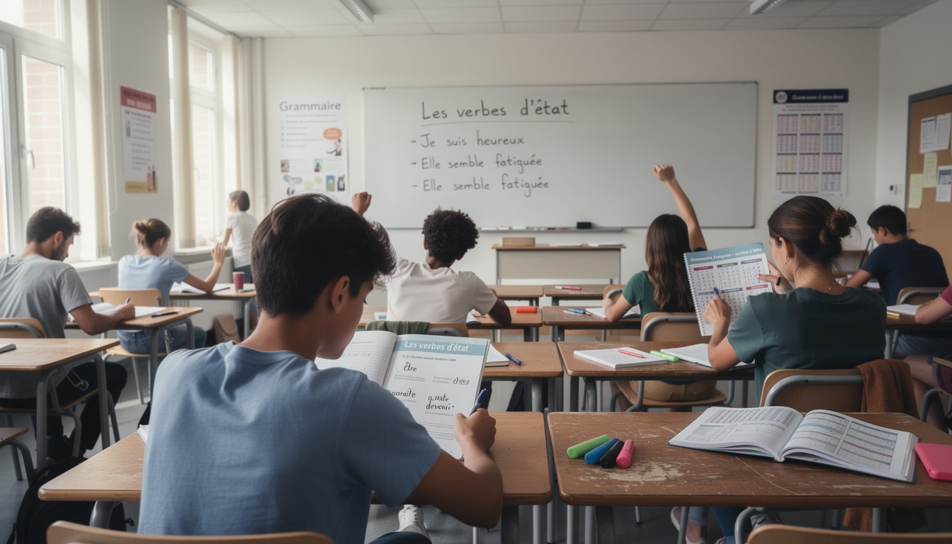 découvrez une explication claire et une liste complète des verbes d'état pour réussir vos devoirs de français efficacement.
