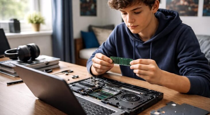 découvrez si vous pouvez ajouter de la ram sur l'ordinateur portable de votre adolescent pour améliorer ses performances et optimiser son utilisation quotidienne.