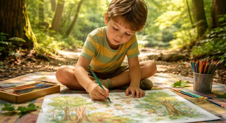 découvrez pourquoi le coloriage de la forêt est crucial pour stimuler le développement cognitif des enfants, en favorisant créativité, concentration et apprentissage.