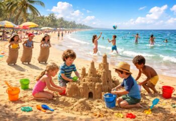 découvrez le top 5 des jeux amusants et faciles à organiser sur la plage pour divertir et ravir vos enfants pendant les vacances.