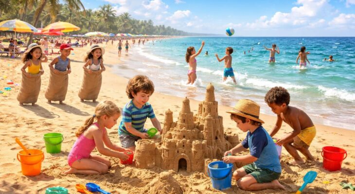 découvrez le top 5 des jeux amusants et faciles à organiser sur la plage pour divertir et ravir vos enfants pendant les vacances.