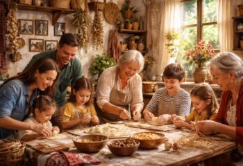 découvrez comment profiter des vacances scolaires pour explorer et transmettre les traditions familiales, créant des souvenirs inoubliables en famille.