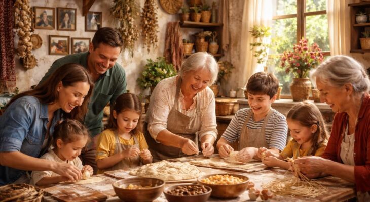 découvrez comment profiter des vacances scolaires pour explorer et transmettre les traditions familiales, créant des souvenirs inoubliables en famille.