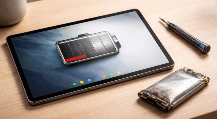 découvrez comment identifier les signes d’usure de la batterie de votre galaxy tab et guide complet pour son remplacement efficace.