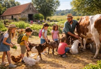 découvrez les activités captivantes d'une ferme pédagogique à amboise, où petits et grands apprennent en s'amusant au contact des animaux et de la nature.