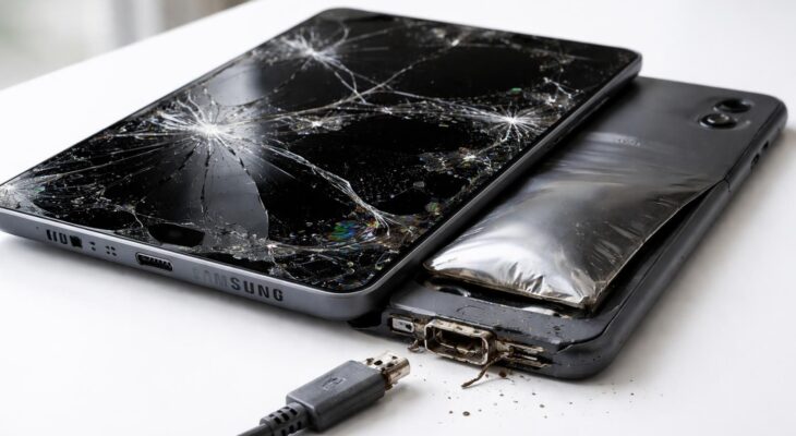 découvrez les solutions pour une tablette samsung cassée : réparer l'écran, la batterie ou le port, et savoir quand consulter un professionnel.
